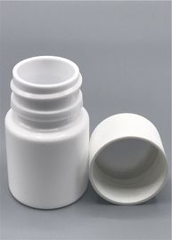 30ml weiße Plastiktablettenfläschchen mit Deckel, runde leere Kapsel-Flaschen 