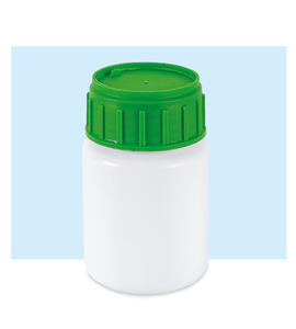 Kindersichere Plastikkappen-medizinische pharmazeutische Tablettenfläschchen 40 Dram-pp.