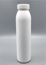 HDPE 400ml runde Plastikflaschen, mit einer Kappe bedeckte weiße Plastikapotheken-Flaschen 