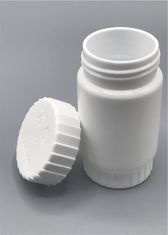 rundes HDPE 60ml pharmazeutische Behälter, weiße Plastiktablet-Behälter mit Kappe