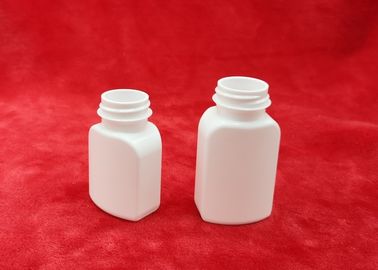 Polyäthylen-mit hoher Dichte leere Tablet-Flaschen, quadratische Haustier-Flasche für das Pillen-Verpacken